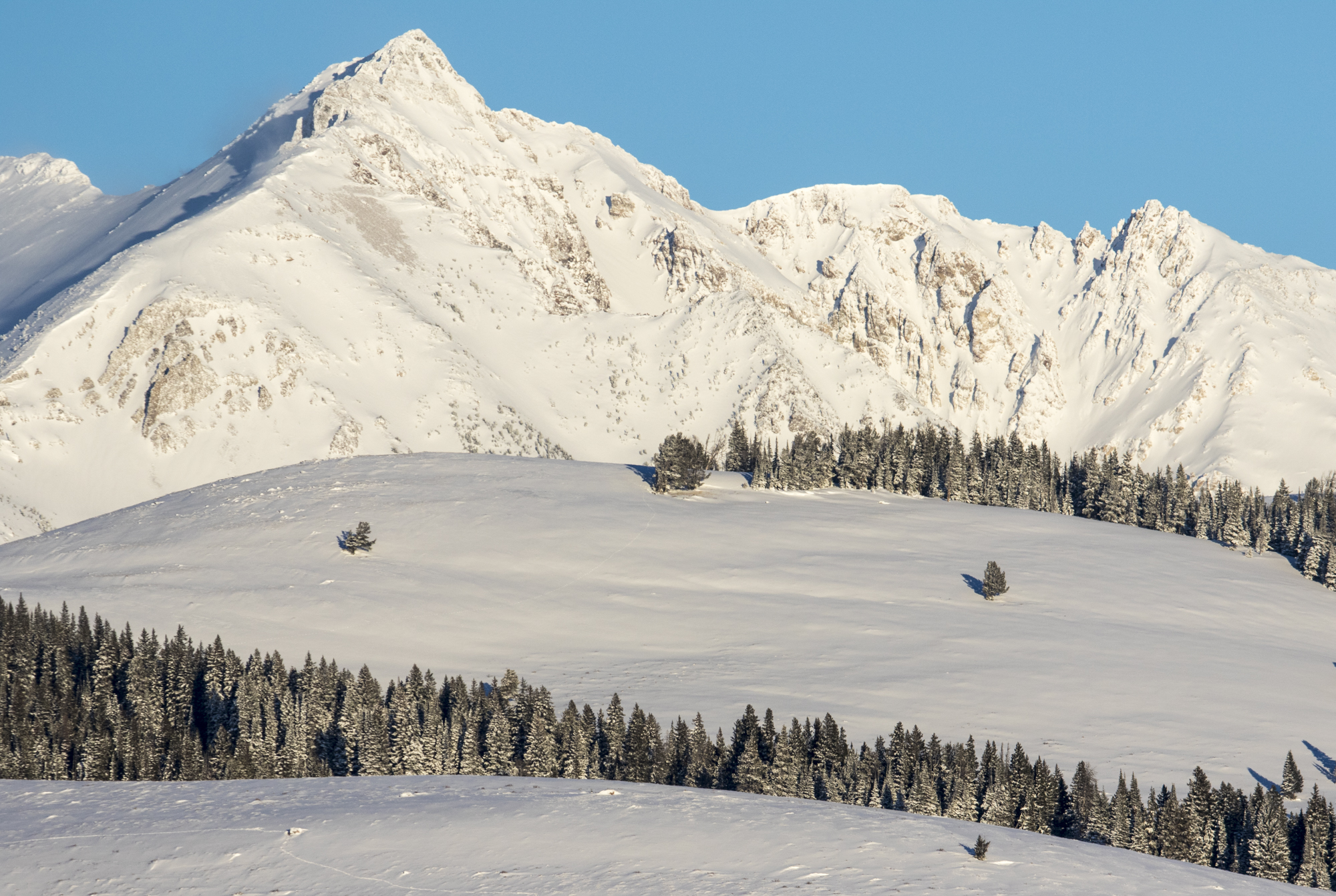 Mountains at Swan Lake