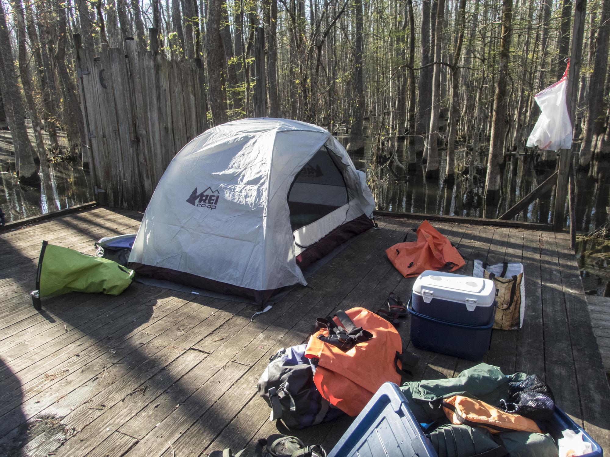 Barred owl roost platform